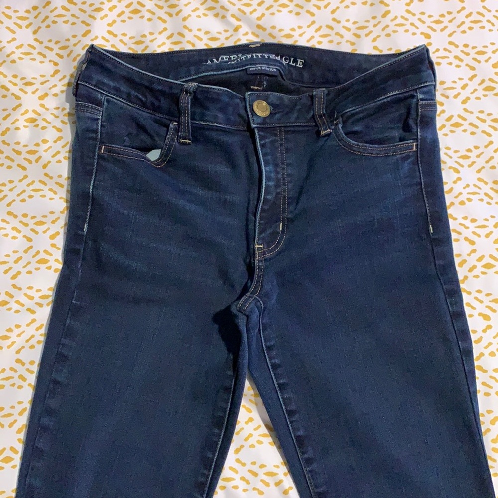 American Eagle Outfitters Women’s Dark Blue Skinny Jeans
